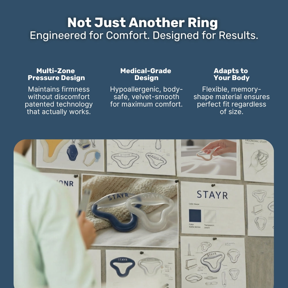 STAYR-Ring™ - The Mechanical Solution to The Drop.
